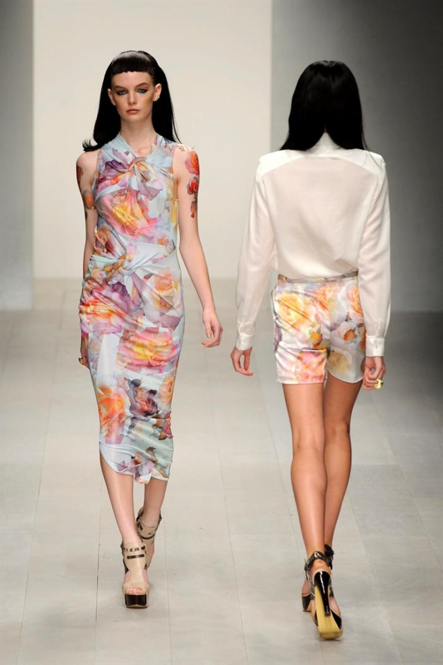 Aminaka Wilmonten proposamenak Londreseko modaren astean 2012. Argazkia: 2012