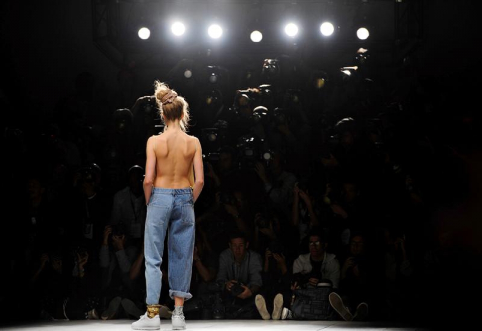 Londreseko modaren astea 2012: Ashis. Argazkia: EFE