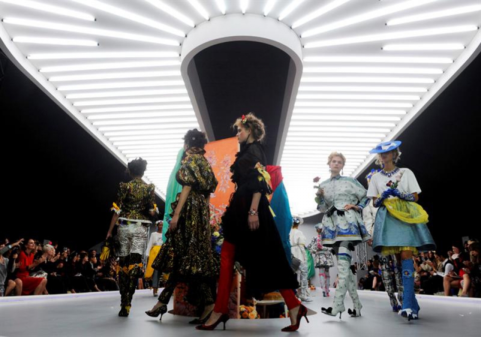 Meadham Kirchhoffen desfilea Londreseko modaren astean 2012. Argazkia: EFE