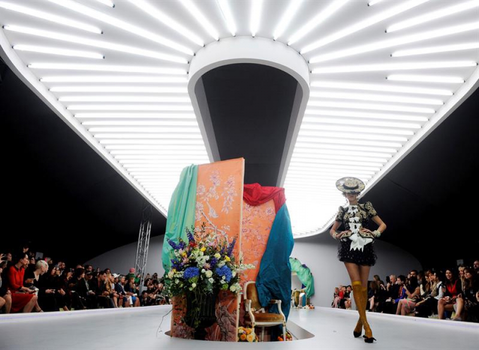Meadham Kirchhoffen proposamenak Londreseko modaren astean 2012. Argazkia: EFE
