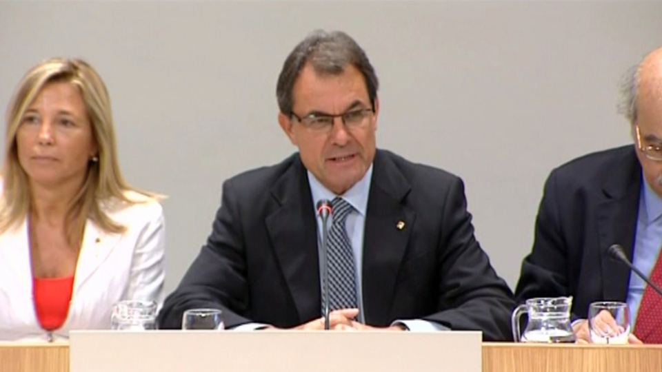 Artur Mas Generalitateko presidentea. Argazkia: EITB