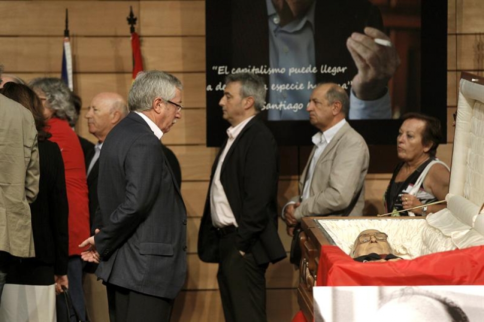 Ignacio Fernandez Toxo (CCOO). Argazkia: EFE