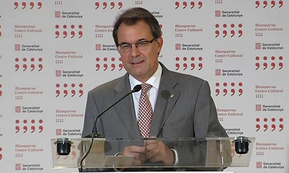 Artur Mas: 'La petición a Rajoy de un pacto fiscal no ha ido bien'