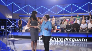 Laura Mintegi y África Baeta. Foto: EITB