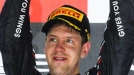 Sebastian Vettelek irabazi du Singapurreko Sari Nagusia. Argazkia: EFE title=