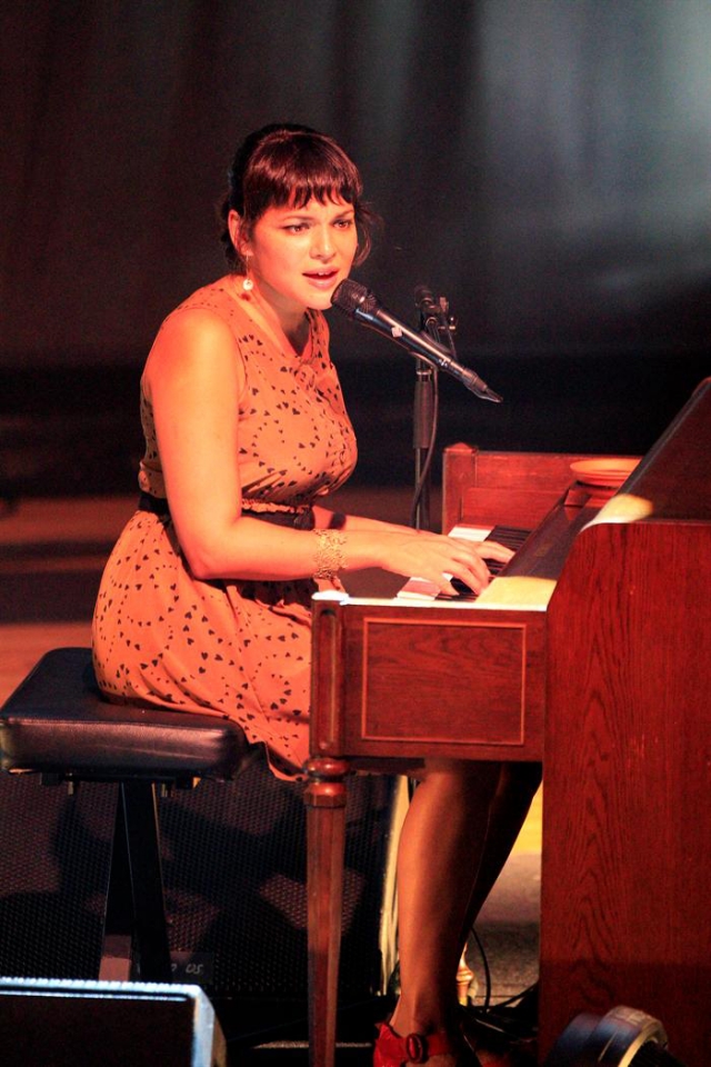 Norah Jonesen kontzertua Madrilen. Argazkia: EFE