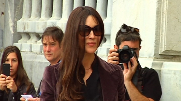 Monica Bellucci Donostiara heldu da