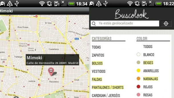 Buscolook, aplicación para móviles para encontrar ropa y tiendas