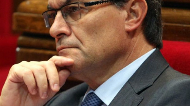 Artur Mas Generalitateko presidentea.