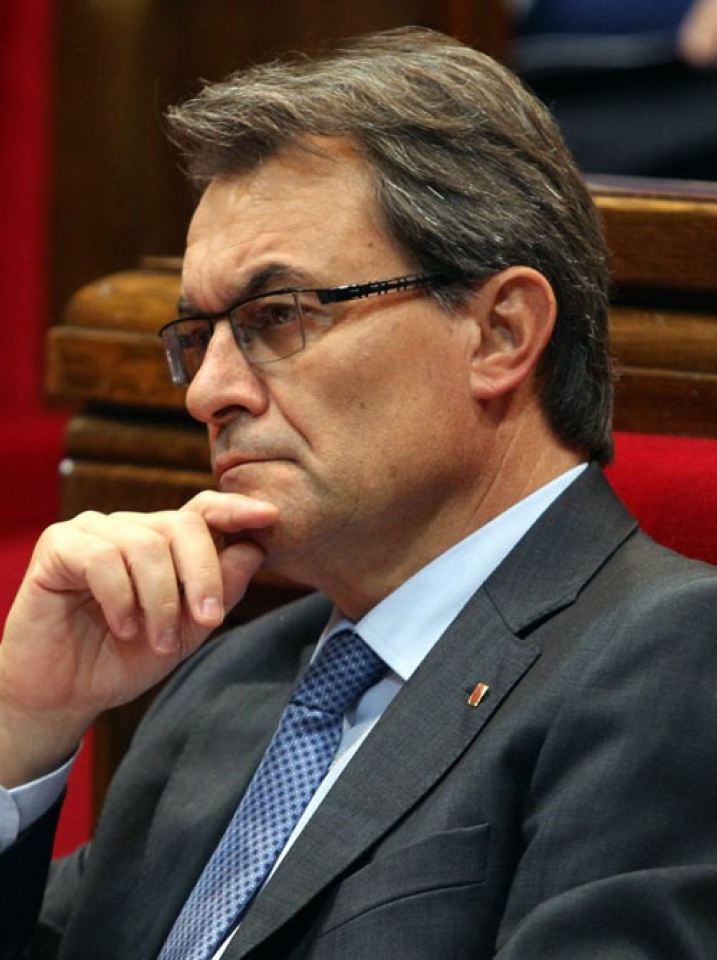 Artur Mas Generalitateko presidentea.