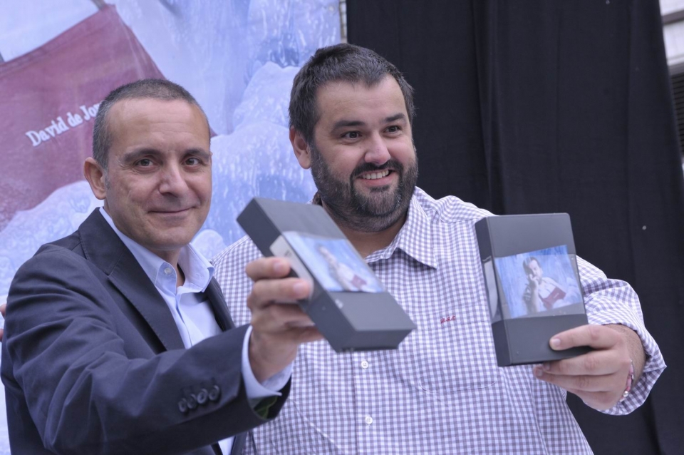  David de Jorge eta Joselu Blanco ETBko programa eta programazio arduraduna. Argazkia: EiTB