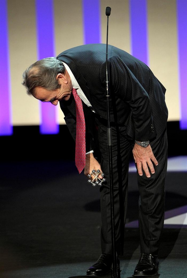 Tommy Lee Jones recibe el Premio Donostia del Zinemaldia. Foto: EFE