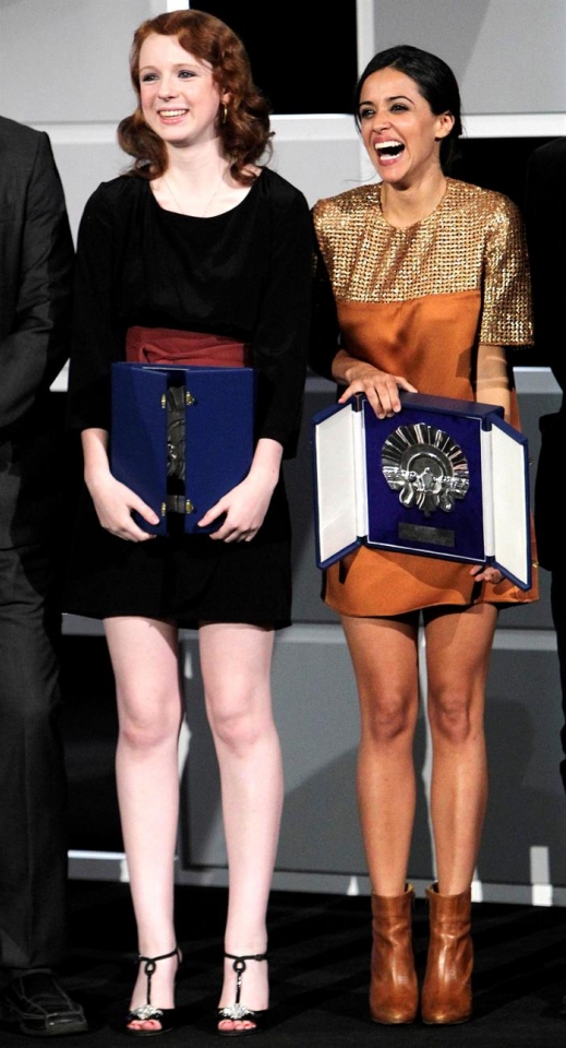 Katie Coseni y Macarena García. Foto: EFE