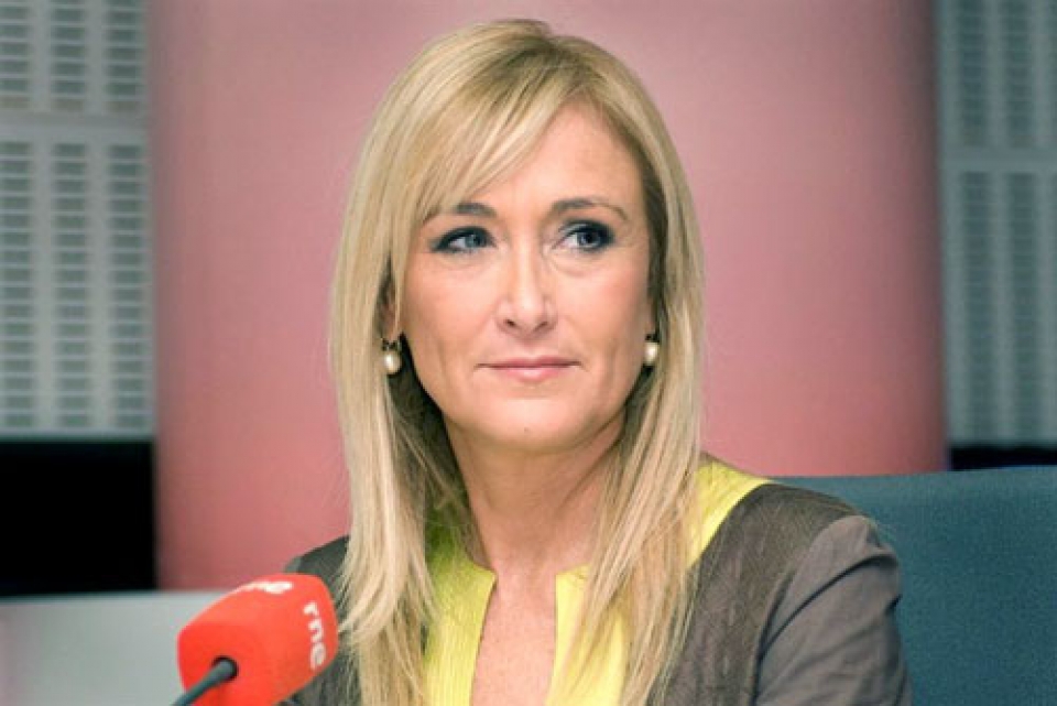 La delegada del Gobierno en Madrid, Cristina Cifuentes