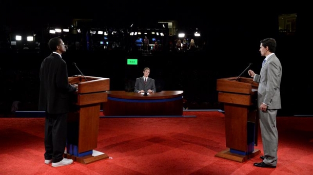 Everything is ready for the debate. Photo: EFE