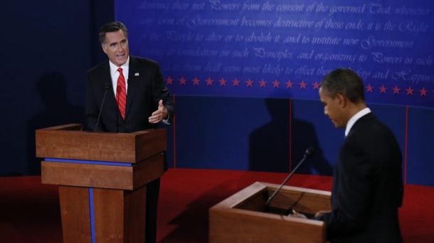 Romney found his footing on in a strong debate performance against Obama. Photo: EFE