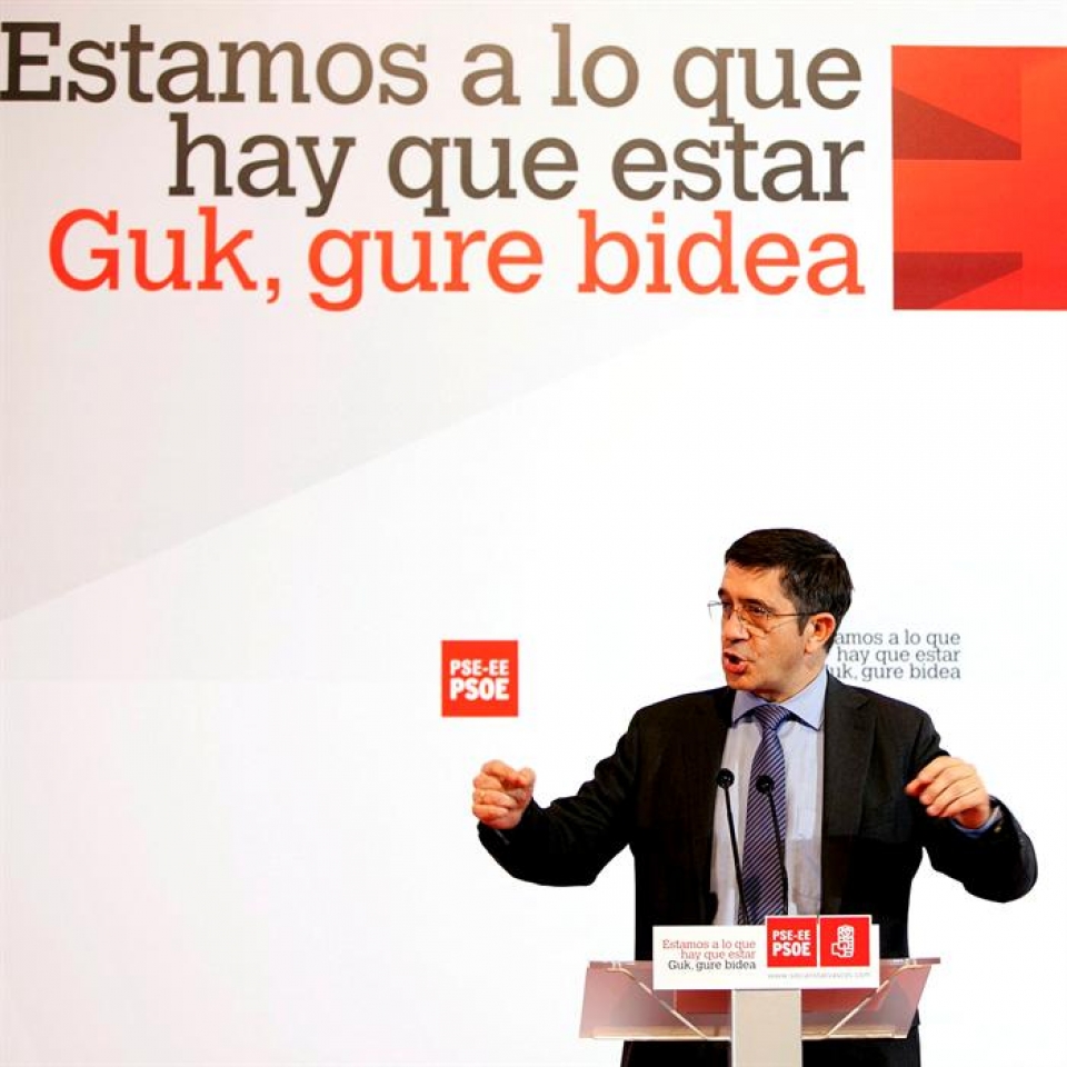 Patxi Lopez (PSE). Photo: EFE