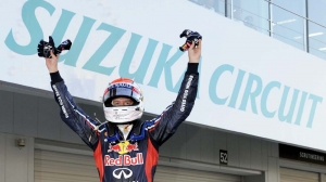 Vettel gana el G.P. de Japón. Foto: EFE