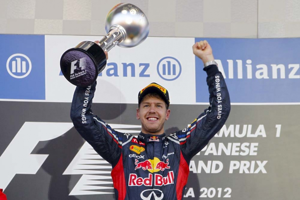 Vettel, nagusi Japoniako Sari Nagusian. Argazkia: EFE