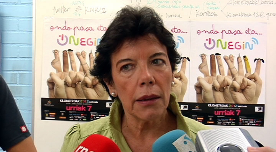 La consejera de Educación en funciones, Isabel Celaá.
