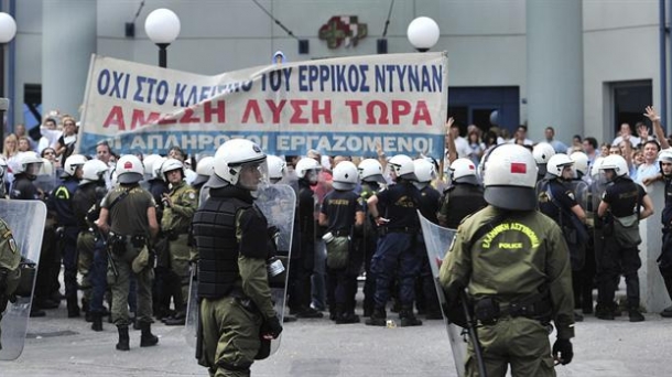 Una protesta en Grecia. EFE