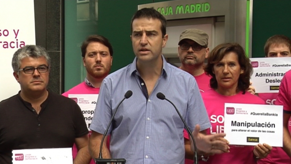 Maneiro denuncia la inacción de los partidos ante la estafa de Bankia