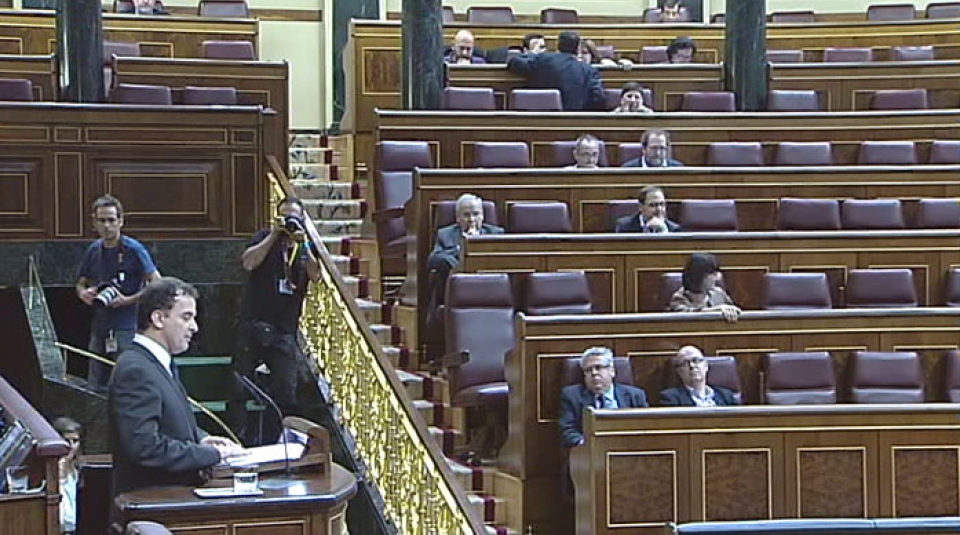 Debate sobre Cataluña en el Congreso.