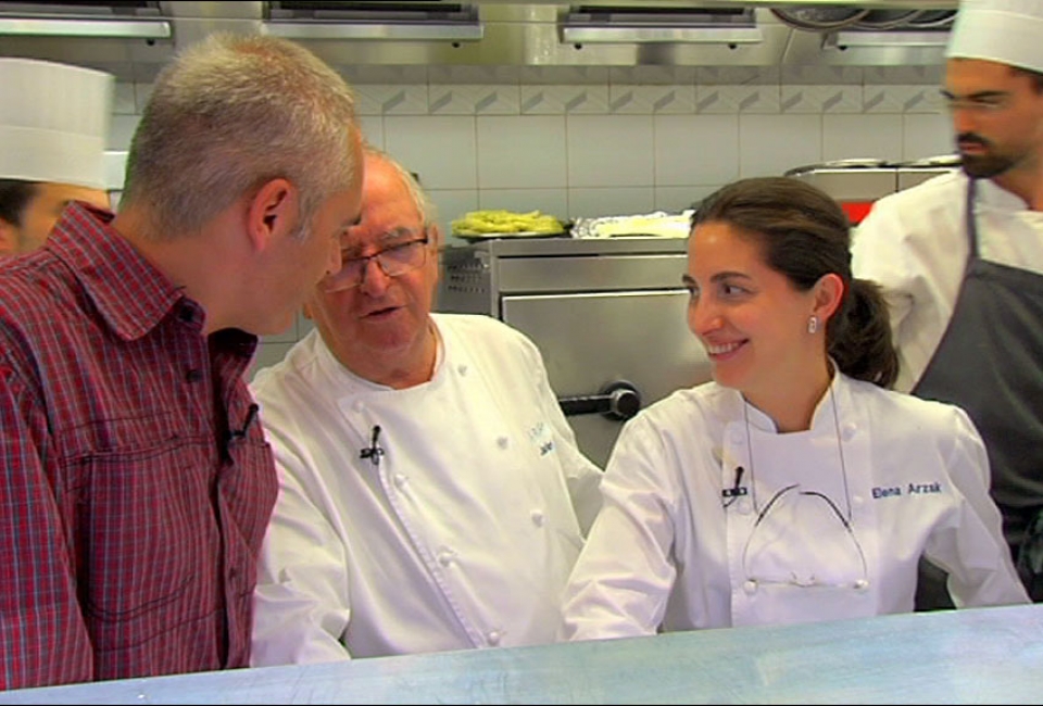 Juan Mari Arzak y su hija Elena