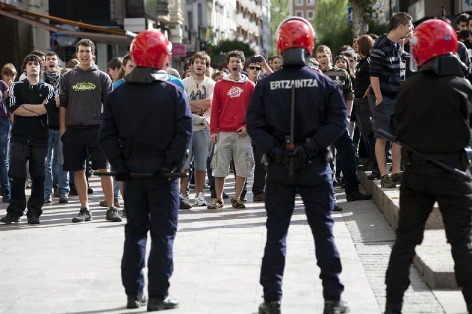 Ikasleen protesta, Gasteizen