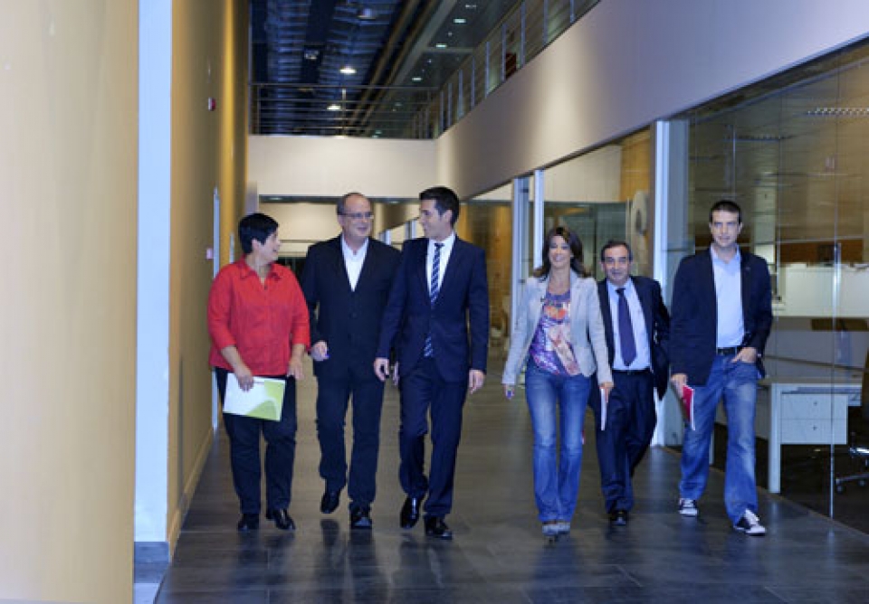 Los candidatos, antes del debate