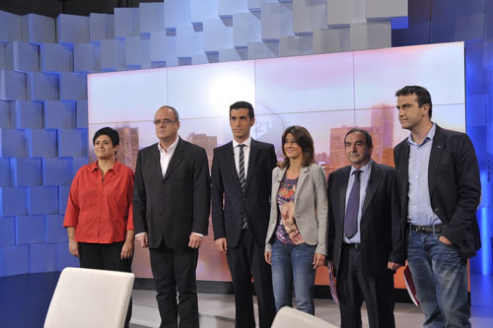 Los candidatos, antes del debate