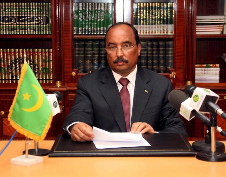 Mohamed uld Abdel Aziz Mauritaniako presidentea. Argazkia: EFE