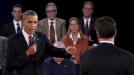 Photos: Obama regains his footing in feisty second debate