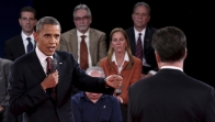 Obama strikes back, regains his footing in feisty second debate
