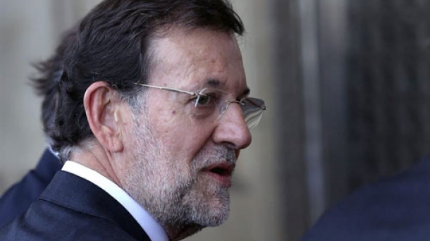 Mariano Rajoy Gobernuko presidentea. 