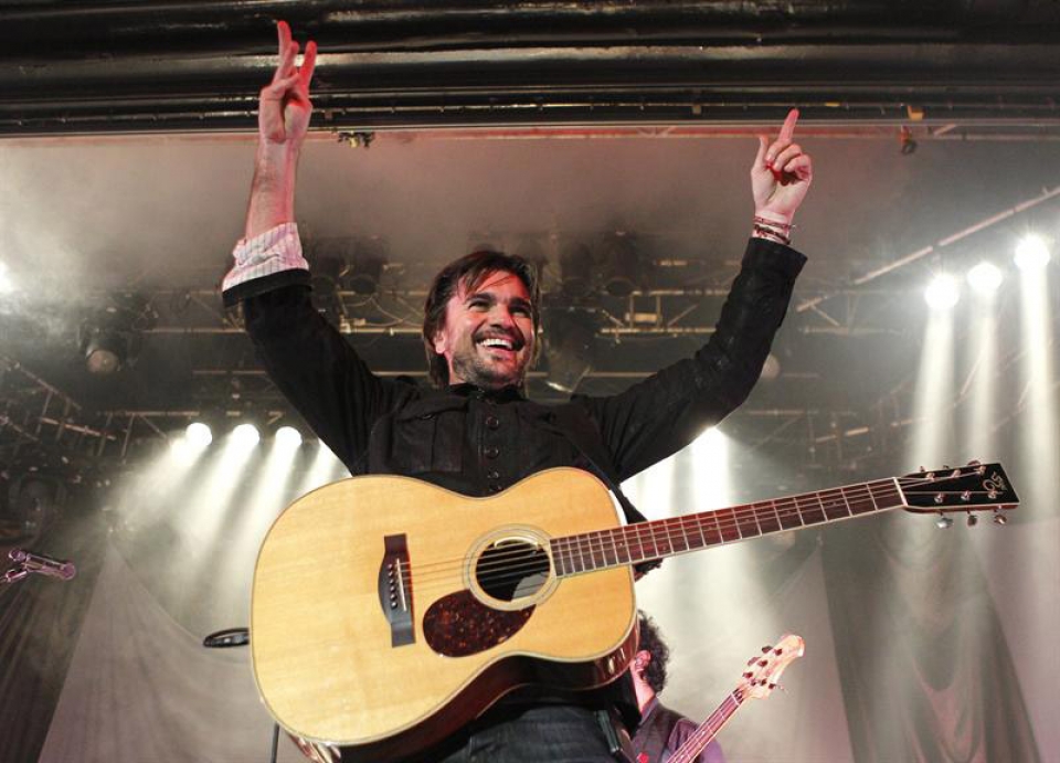 Milaka jarraitzaile izan ziren Juanese Madrilen eskainitako kontzertuan. Argazkia: EFE