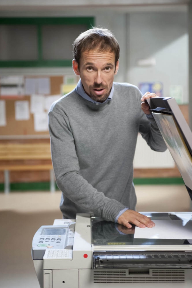 Xabi San Sebastian, Matematikako irakaslea. Argazkia: EITB