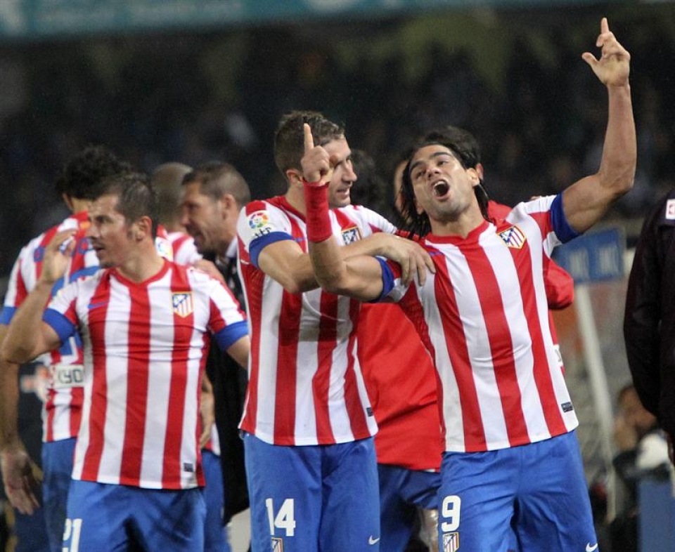 Reala-Atletico Madril (0-1). Argazkia: EFE