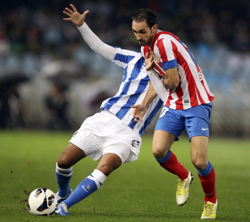 Reala-Atletico Madril (0-1). Argazkia: EFE