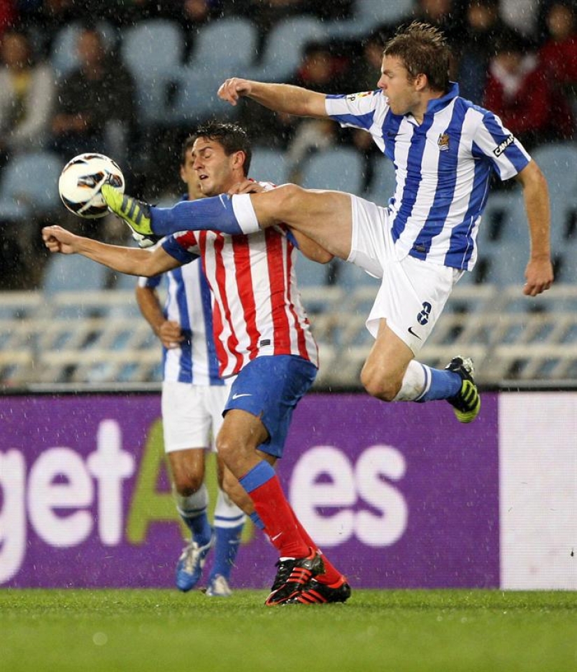 Reala-Atletico Madril (0-1). Argazkia: EFE