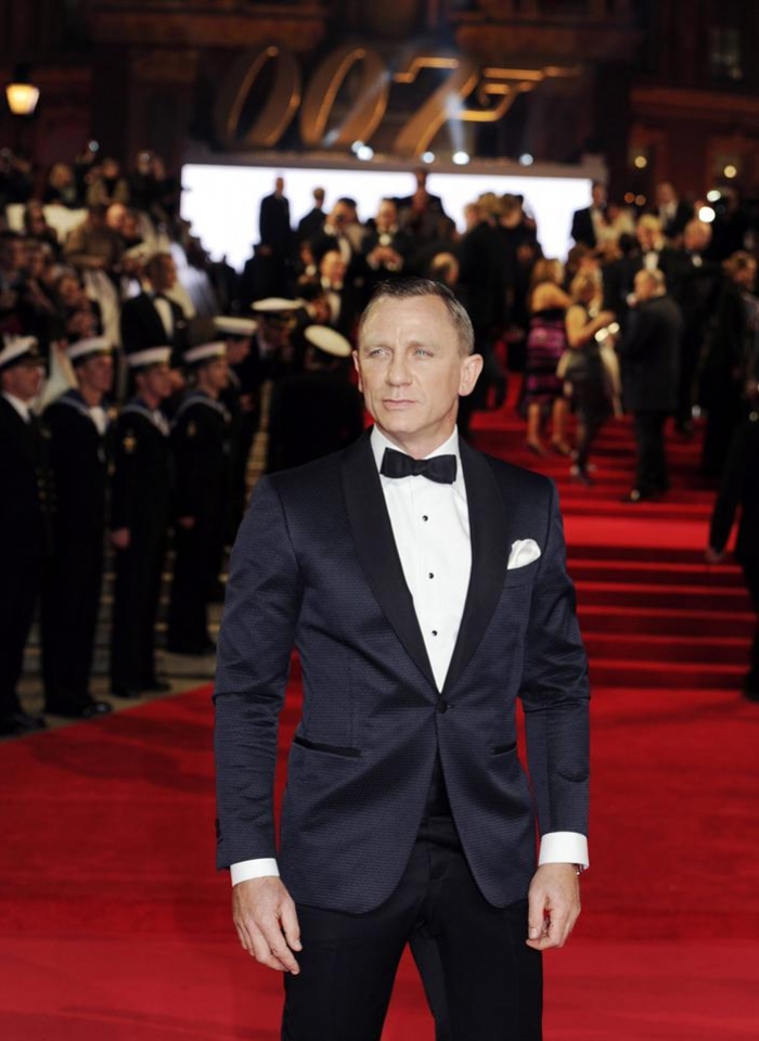 Daniel Craig, 'Skyfall' filmaren Londreseko estreinaldiaren alfonbra gorrian. Argazkia: EFE