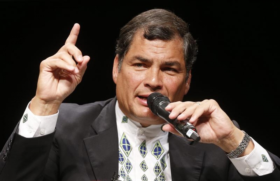 Rafael Correa, presidente de Ecuador.