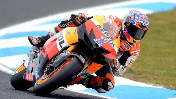 Casey Stoner Philip Islandeko (Australia) zirkuituan. Argazkia: EFE