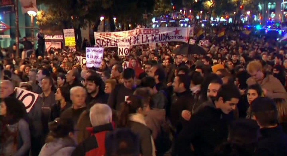 Miles de personas han secundado la convocatoria del 25S. Foto: Efe