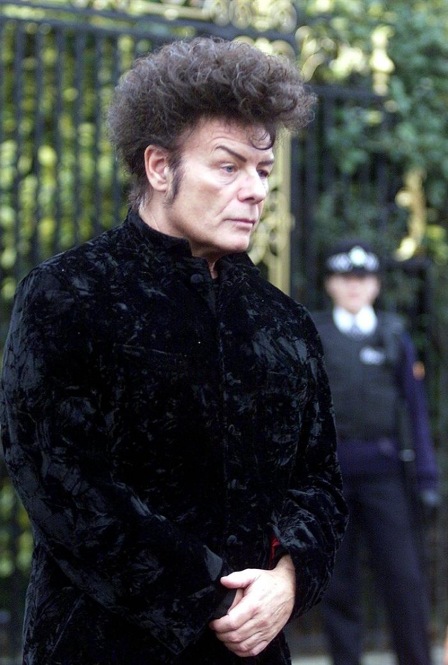 El cantante de pop británico Gary Glitter. Foto: EFE