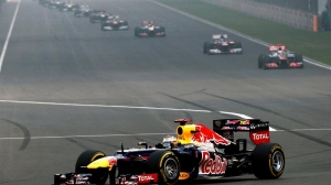 Sebastian Vettelek (Redbull) Indiako Sari nagusia irabazi du. Argazkia: EFE