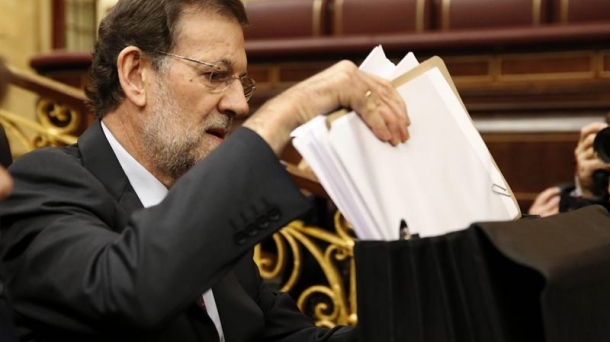 Mariano Rajoy kontrol saioan.