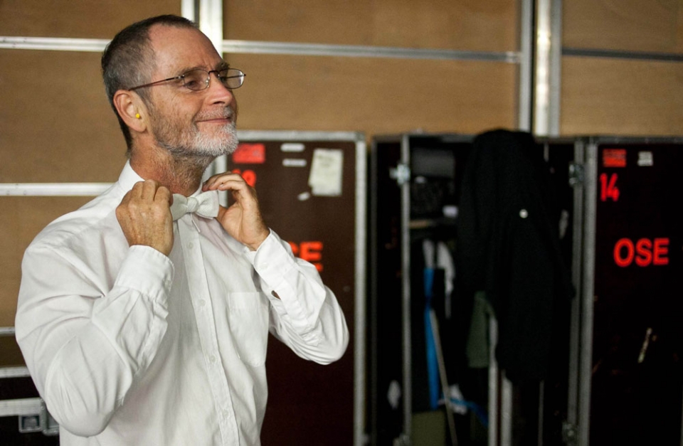 Los músicos antes de la actuación. Foto: EITB