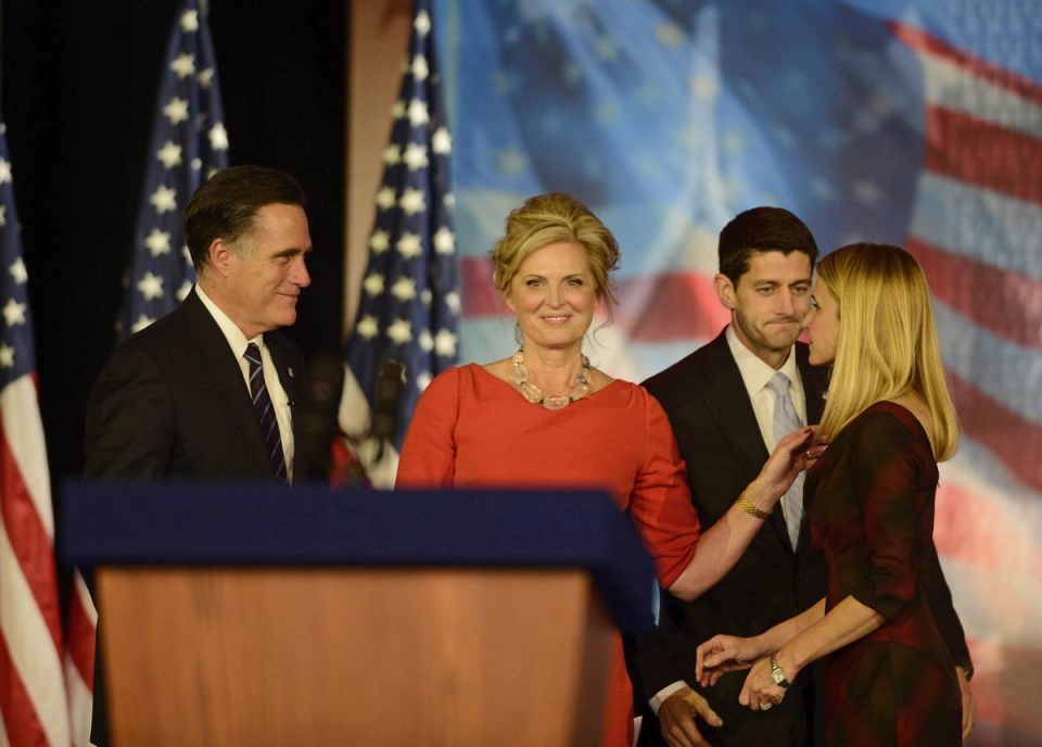 Ann Romney emocionada. EFE
