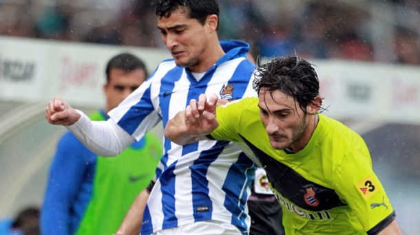 Chory Castro, ante el Espanyol. Foto: EFE